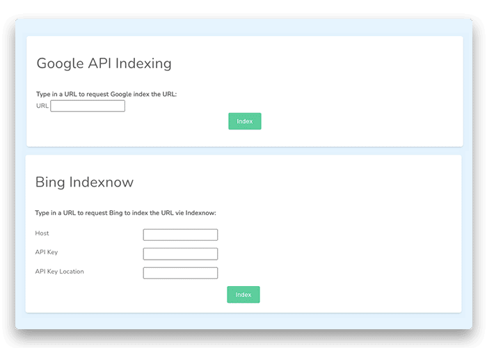 indexnow integration